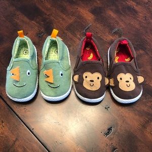 2 sets of size 4 shoes!